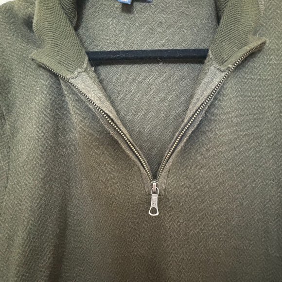 Brooks Brother's Extra Fine Merino Wool Half-Zip Sweater - Picture 5 of 8